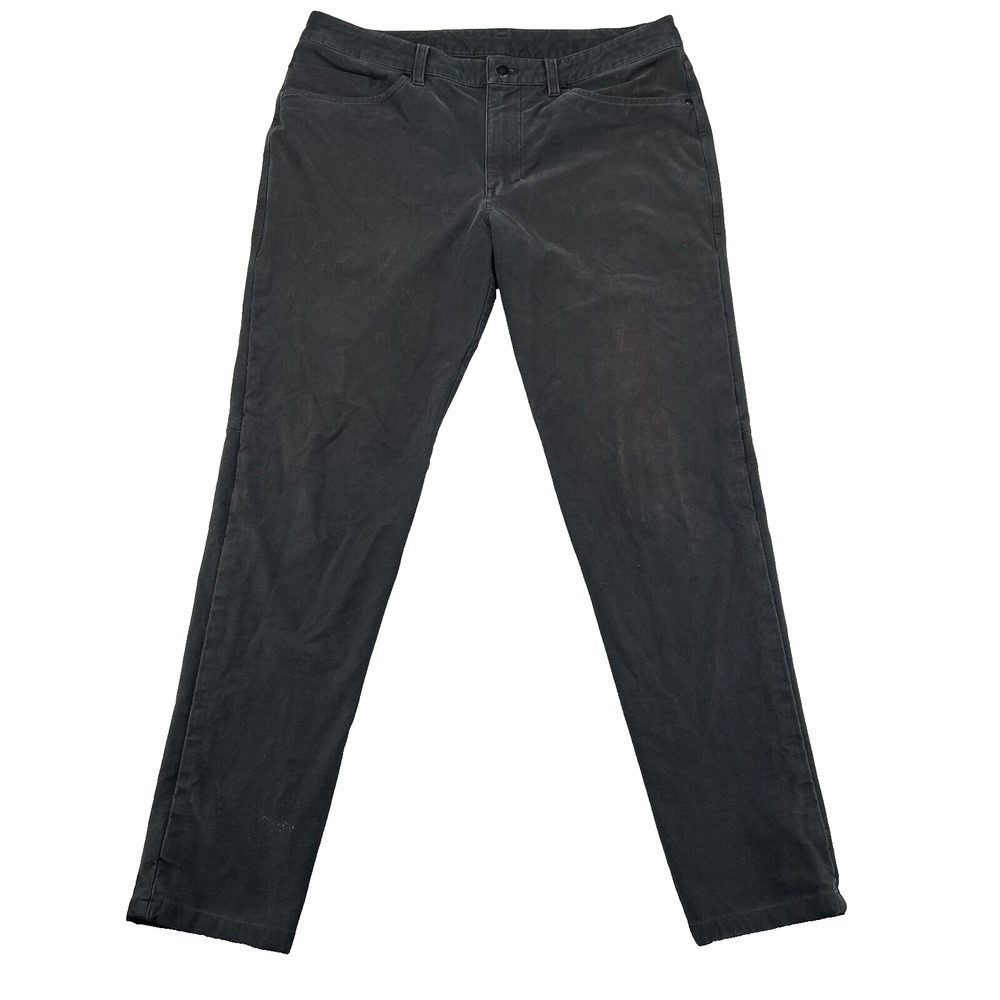 Lululemon ABC Pant Slim Utilitech Abrasion Resistant M5ABOS Black Size 34 X 30.5